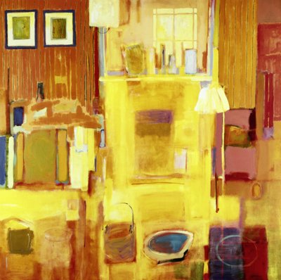 Kamer in Giverny, 2000 door Martin Decent